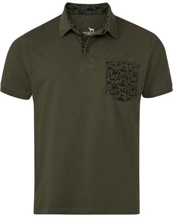 Poloshirt Brusttasche Waldtiere