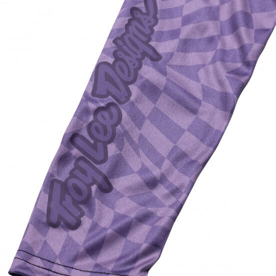 Jersey manches longues Femme TROY LEE Lilium Twisted Deep Purple 4/4