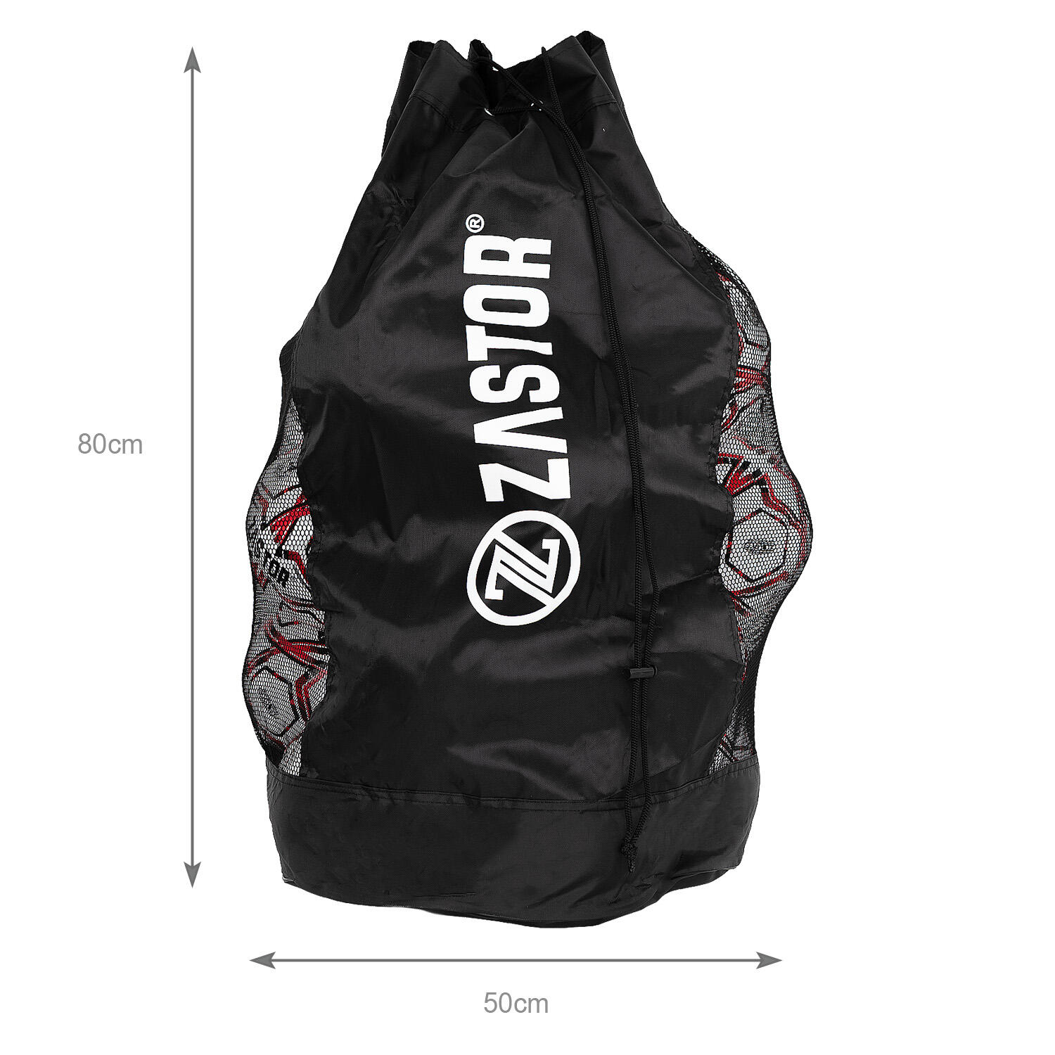 Bolsa Portabalones Zastor Prizel Negro 3/5