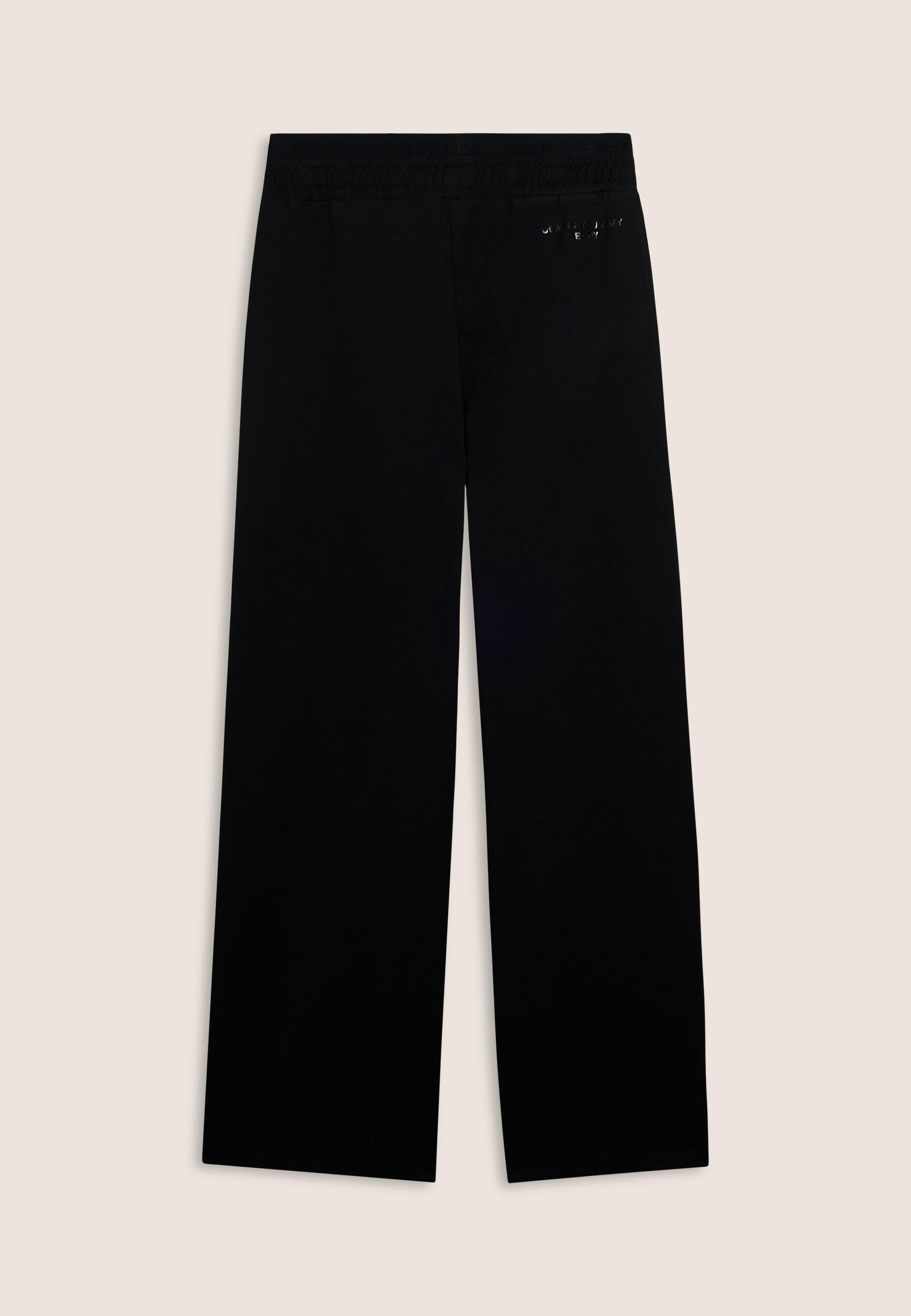 Pantaloni donna oversize con ricamo 2/3