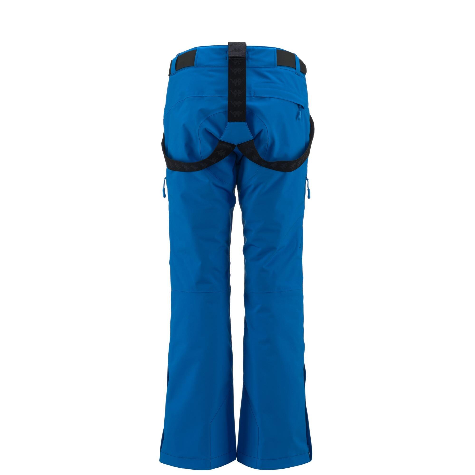 Pantaloni tuta da donna in poliestere blu da sci 3/5