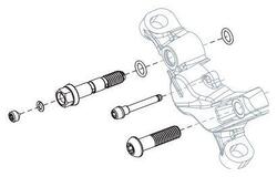 Kit Vis d'Etrier Sram Guide R / RS