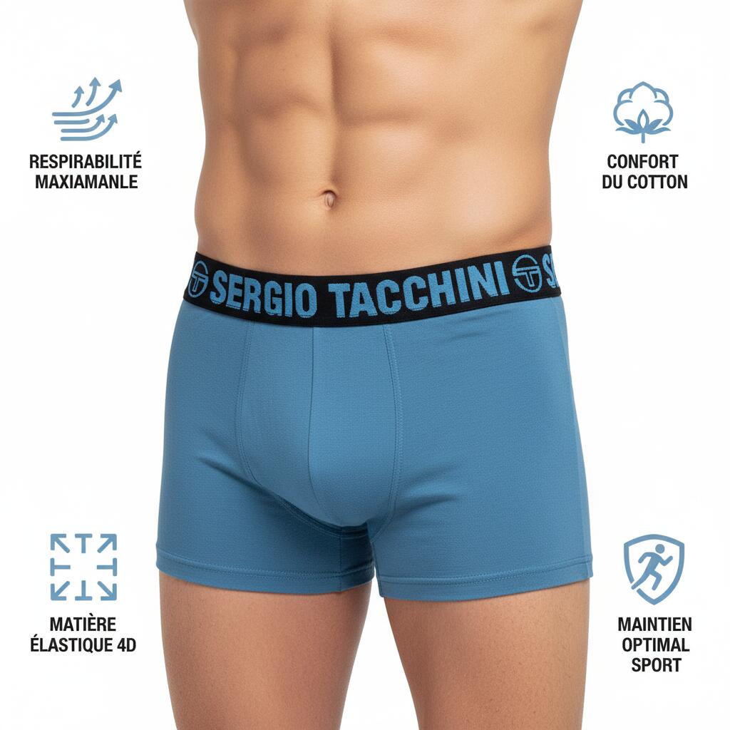 Pack Boxer Homme SERGIO TACCHINI (Lot de 6 ) 2/7