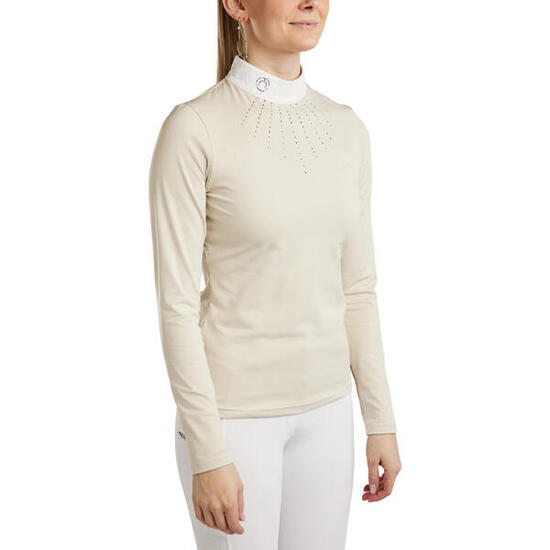 Polo da equitazione a maniche lunghe donna Montar MoEmilia