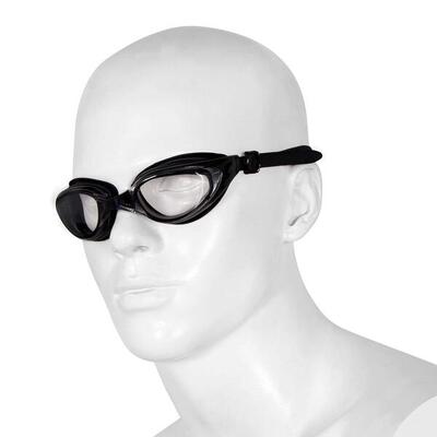 Nivia eliminator zwembril zwart – anti-fog & uv bescherming, one size
