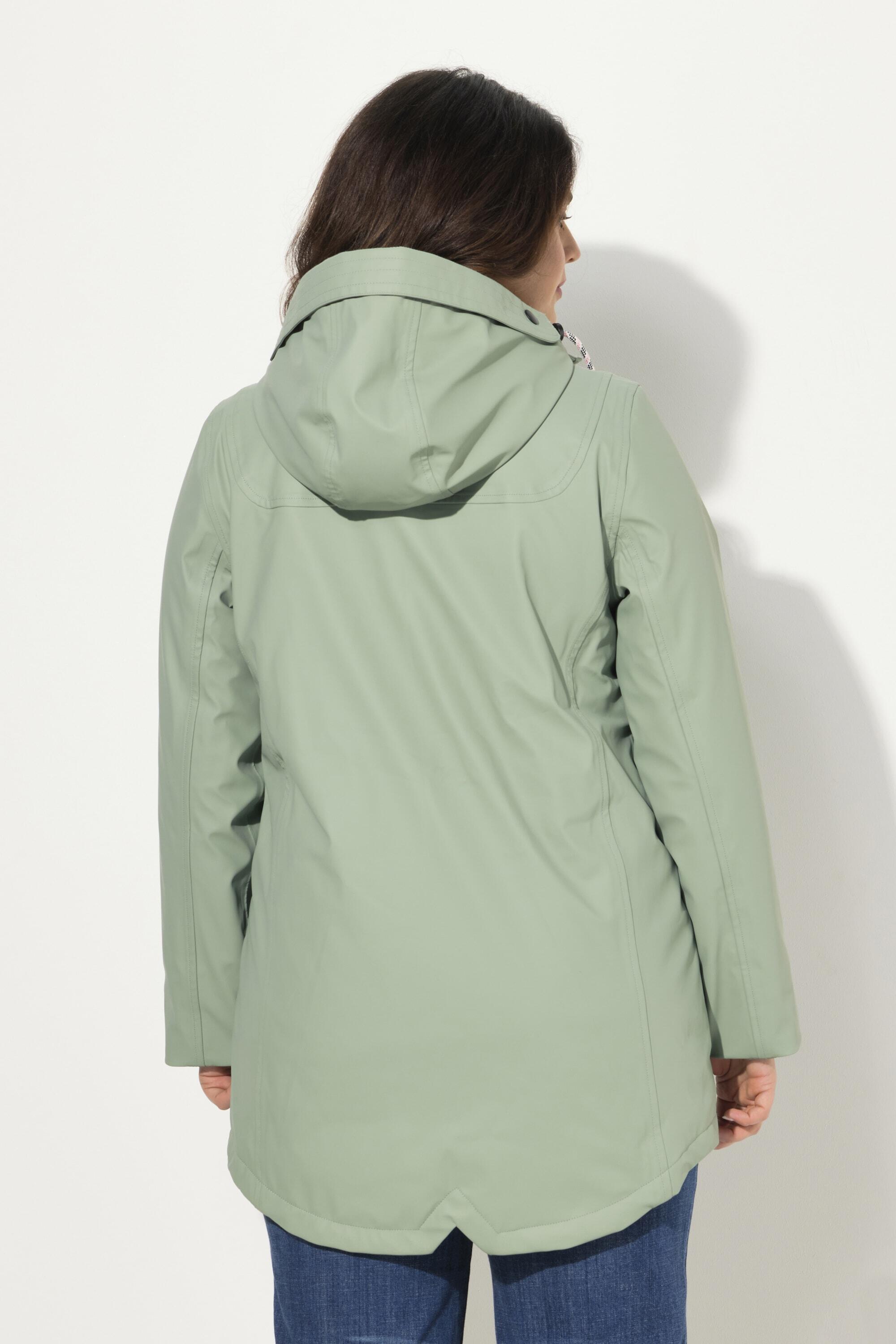 Femme Veste de pluie HYPRAR imperméable capuche boutons brandebourg 2/5