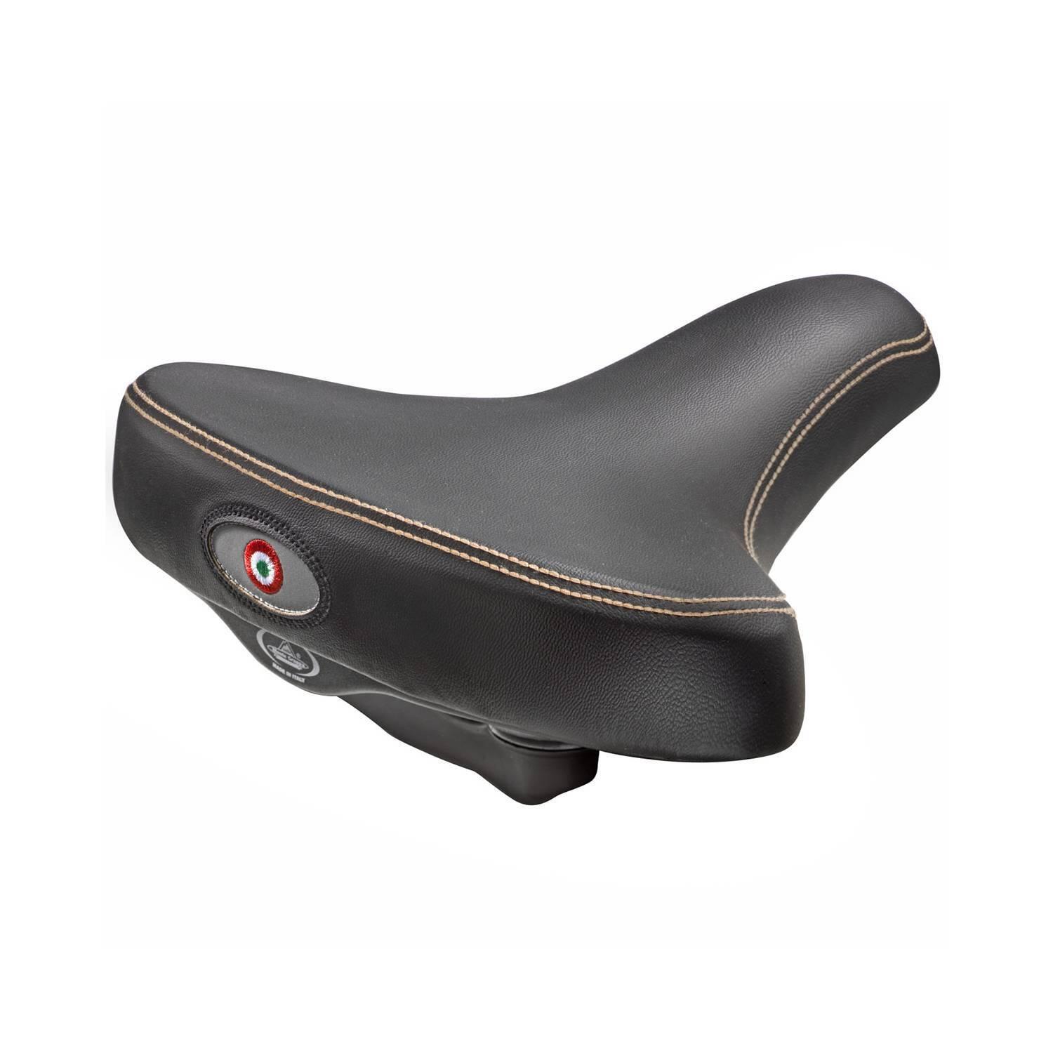Selle Montegrappa Ramona 1770 Miel + Poignées – Cuir Synthétique, Gel, Marron