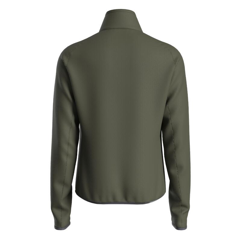 Great Escapes Roseg man long zip fleece jacket beige 2/3