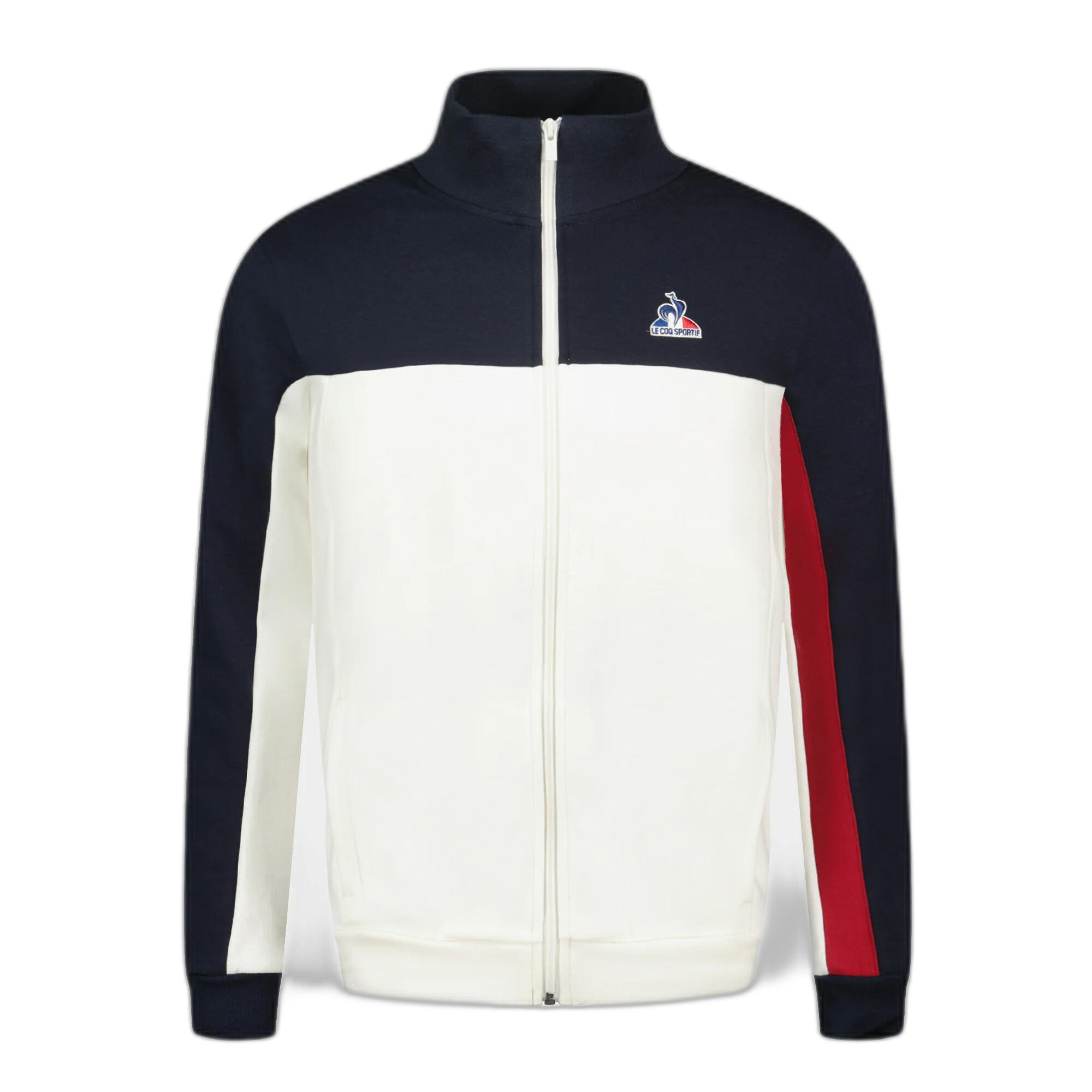 Le Coq Sportif - Veste De Survêtement Le Coq Sportif Tri Sp N°1 - Veste - Blanc - Decathlon