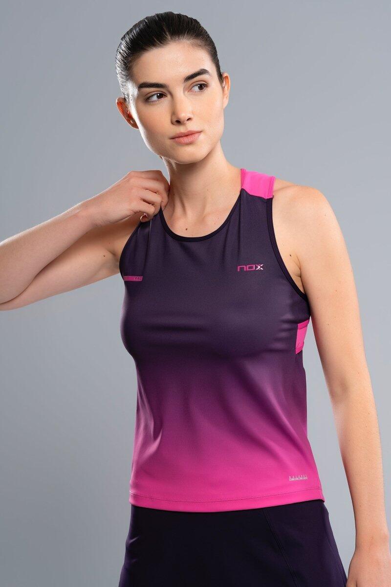 Canotta donna PRO Blackberry Rose Degraded 5/5