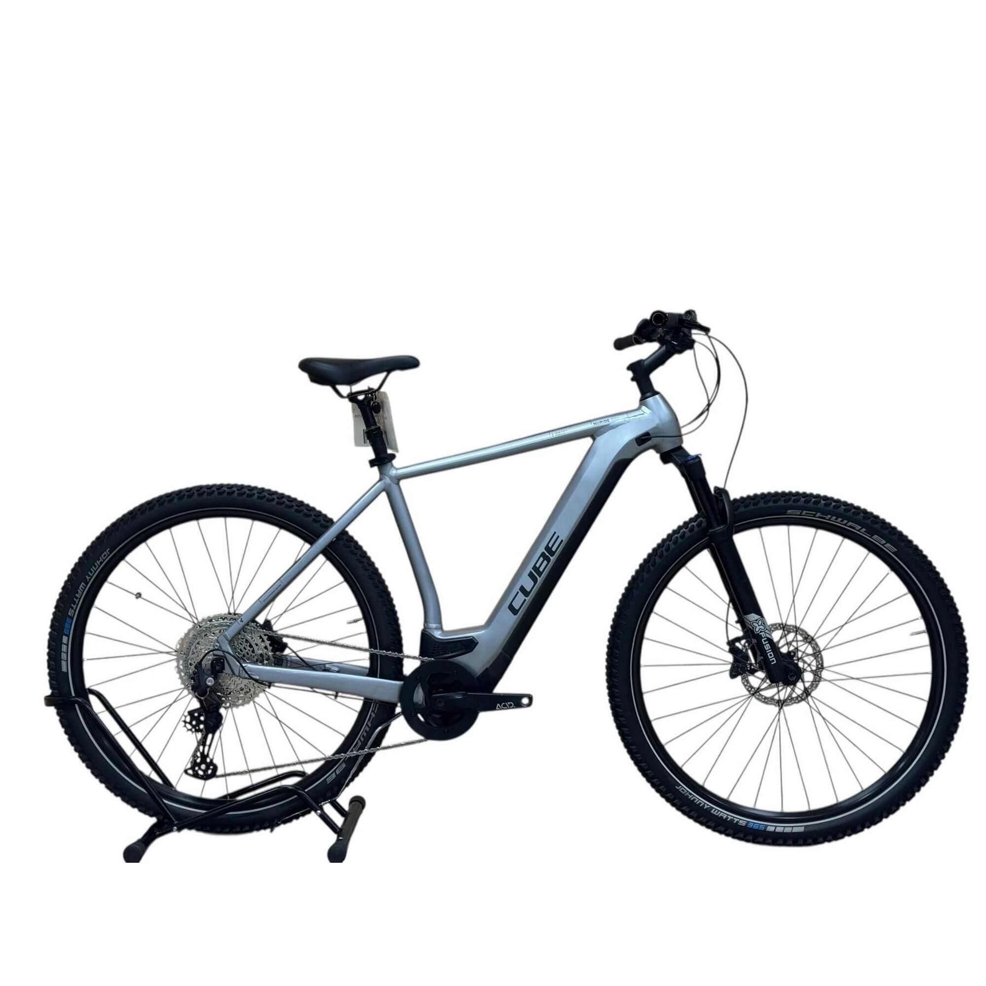 Cube - Reconditionné - Vélo Électrique Cube Nuride Hybrid Exc 625 Shimano - Comme Neuf - Vélo Ville - Gris|noir - 54 - Decathlon