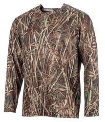 T-shirt De Chasse Manches Longues Treeland Camo Roseaux