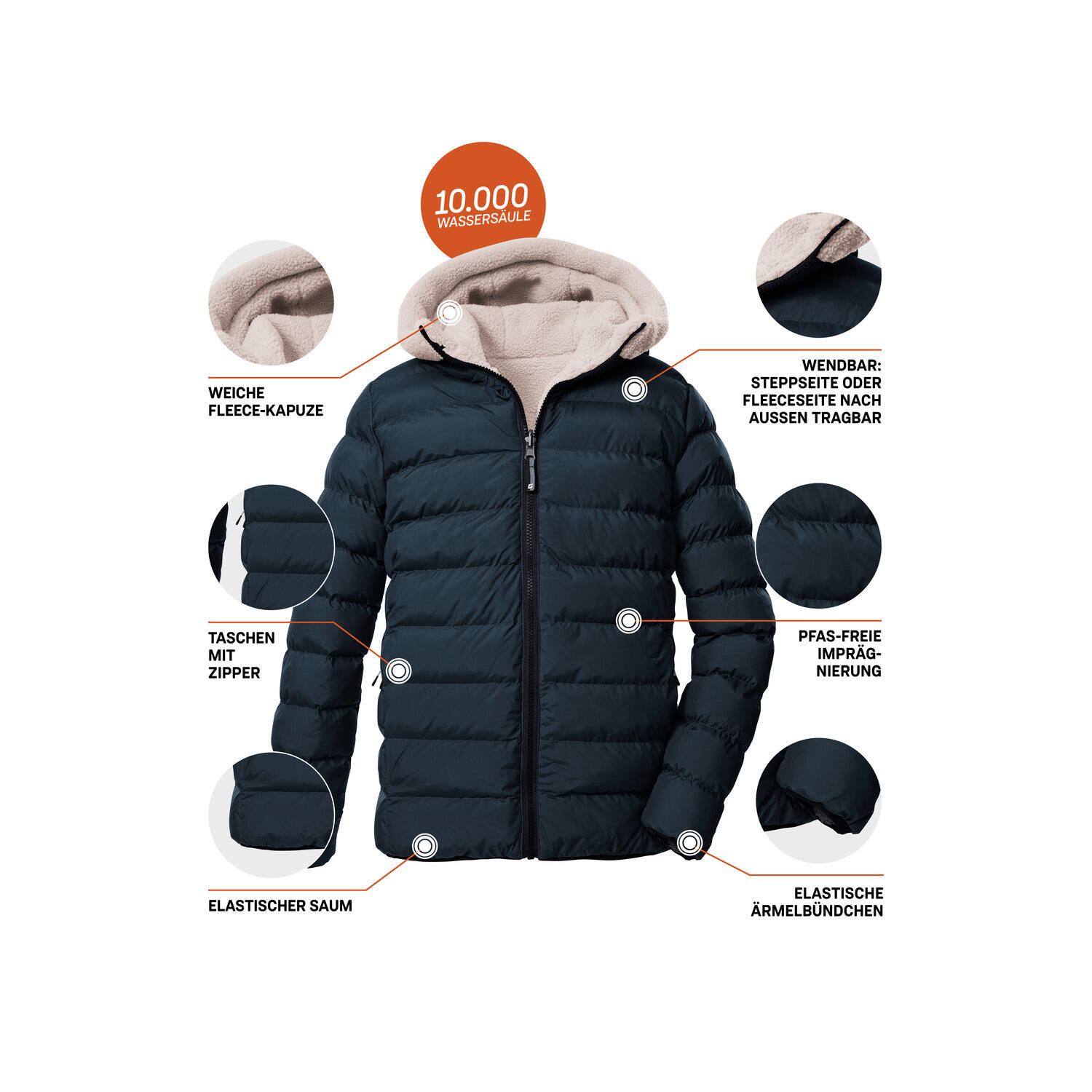 Kinder Wendejacke KOW 231 BYS JCKT 7/7
