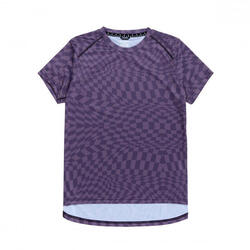 Jersey Femme TROY LEE Lilium Twisted Checkers Deep Purple
