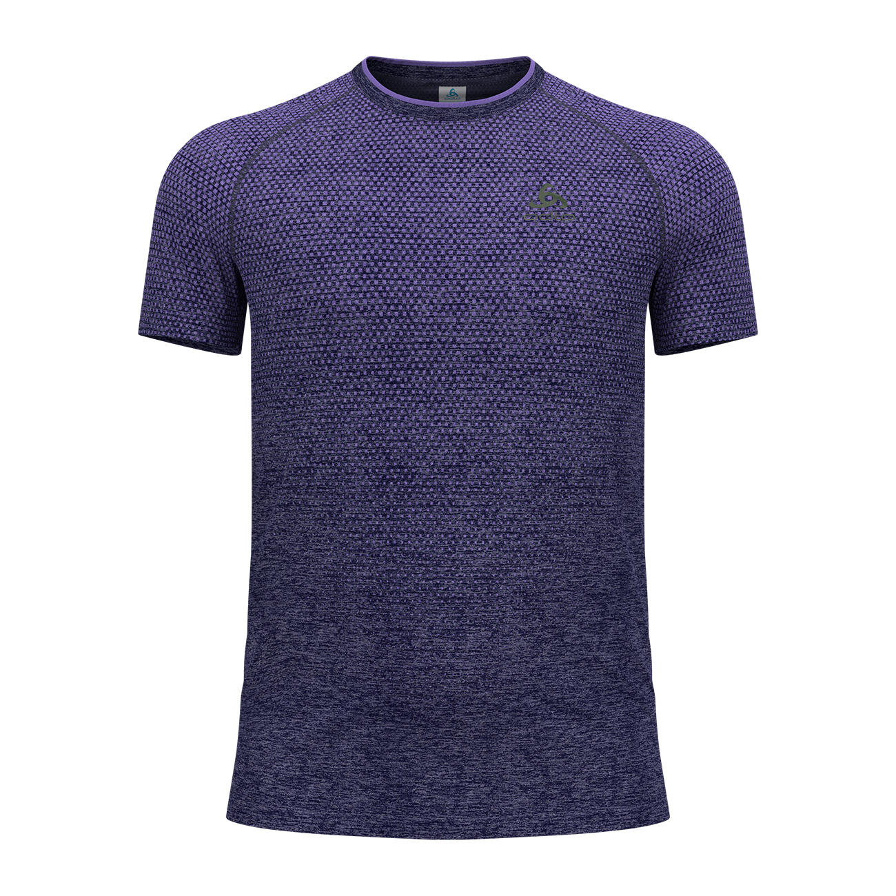 T-Shirt Running Homme Odlo Essentials Seamless Bleu Foncé 4/5