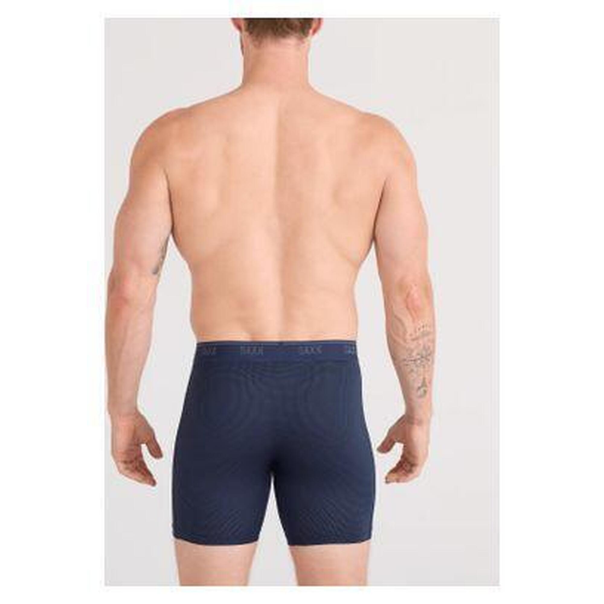 Boxer SAXX Quest Quick-Dry Mesh Bleu marine