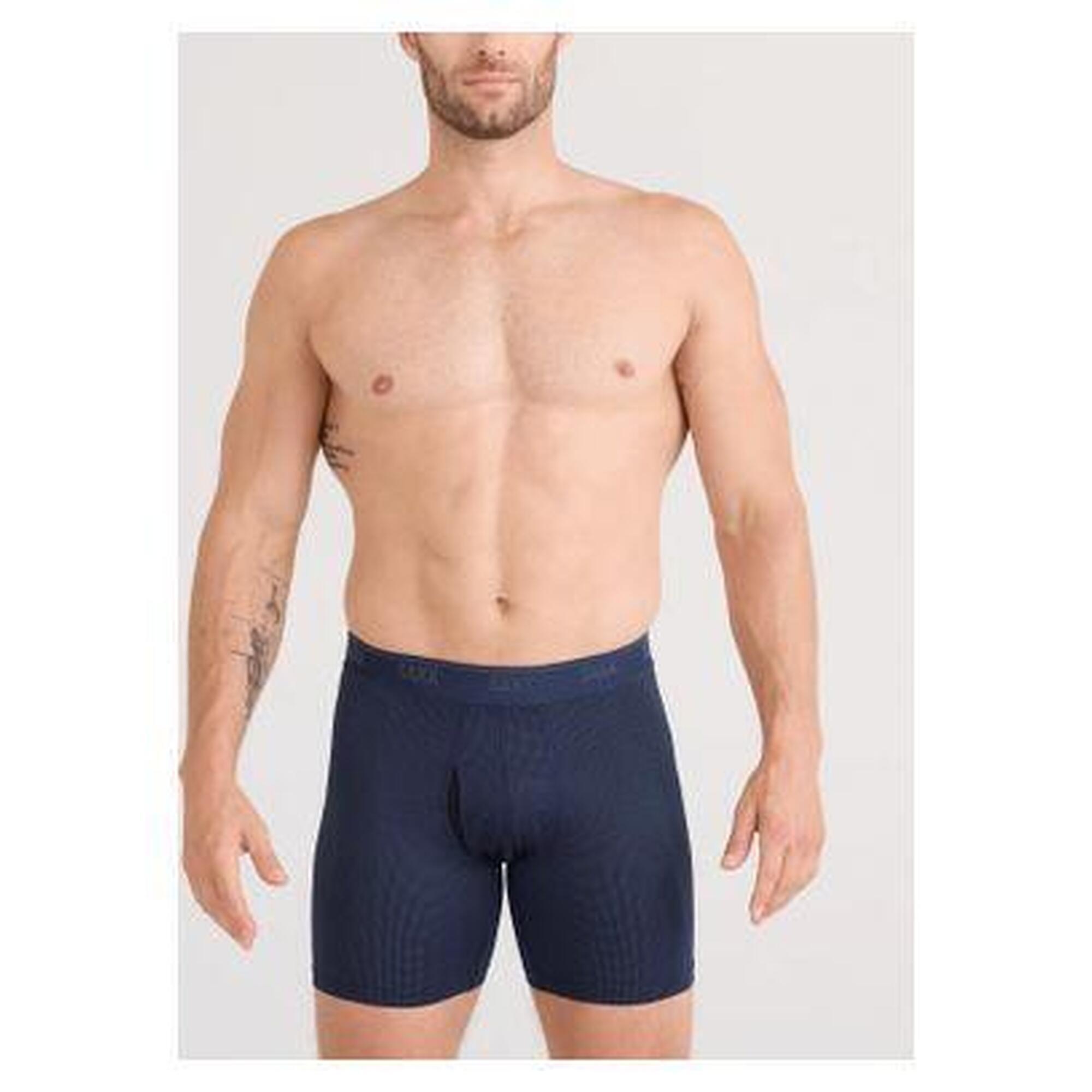 Boxer SAXX Quest Quick-Dry Mesh Bleu marine