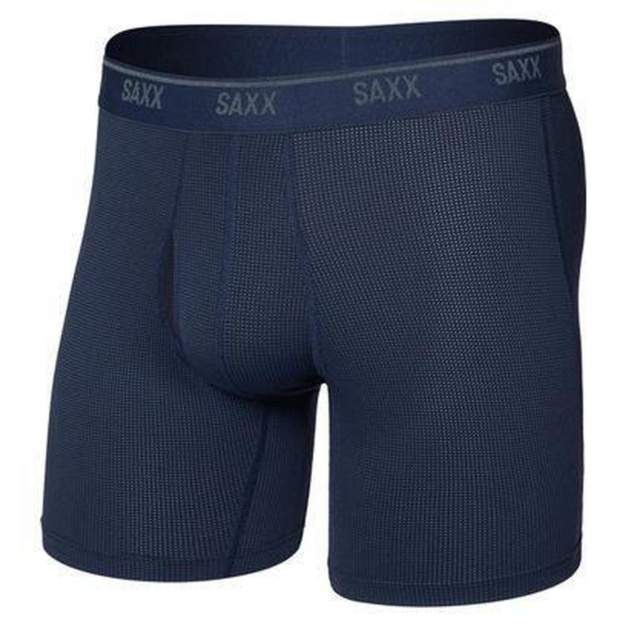 Boxer SAXX Quest Quick-Dry Mesh Bleu marine