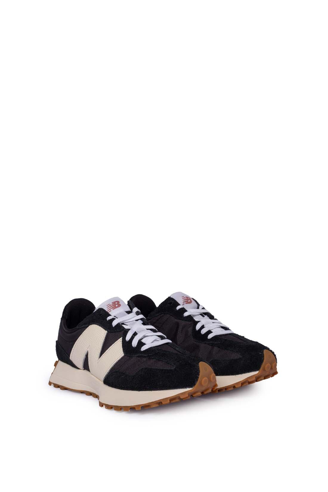 New Balance 327 Black White Gum Donna 2/5