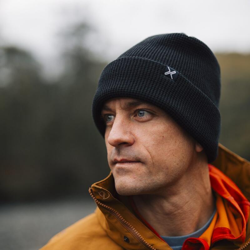 Bonnet imperméable Contour Eco Waffle – Noir 2/4