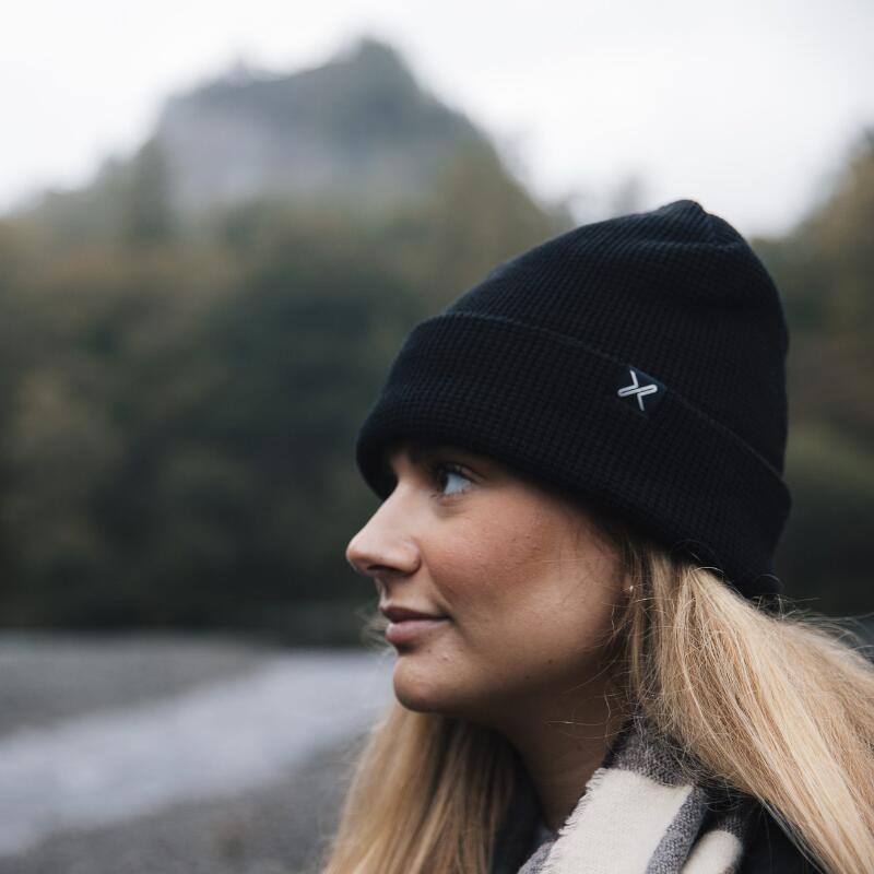 Bonnet imperméable Contour Eco Waffle – Noir 4/4