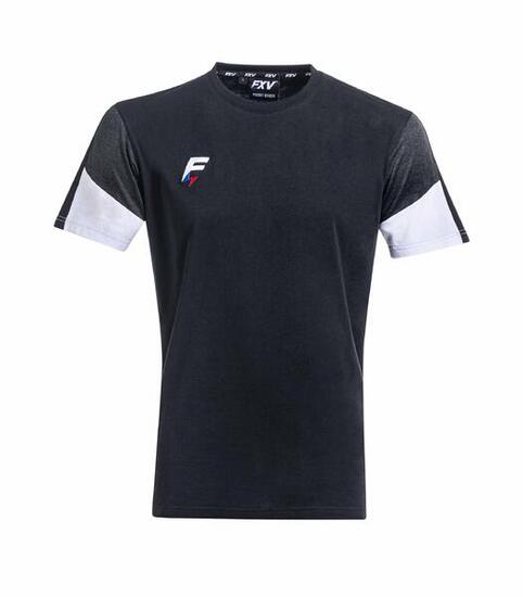 TEE-SHIRT DE RUGBY CHISTERA ENFANT Force XV noir