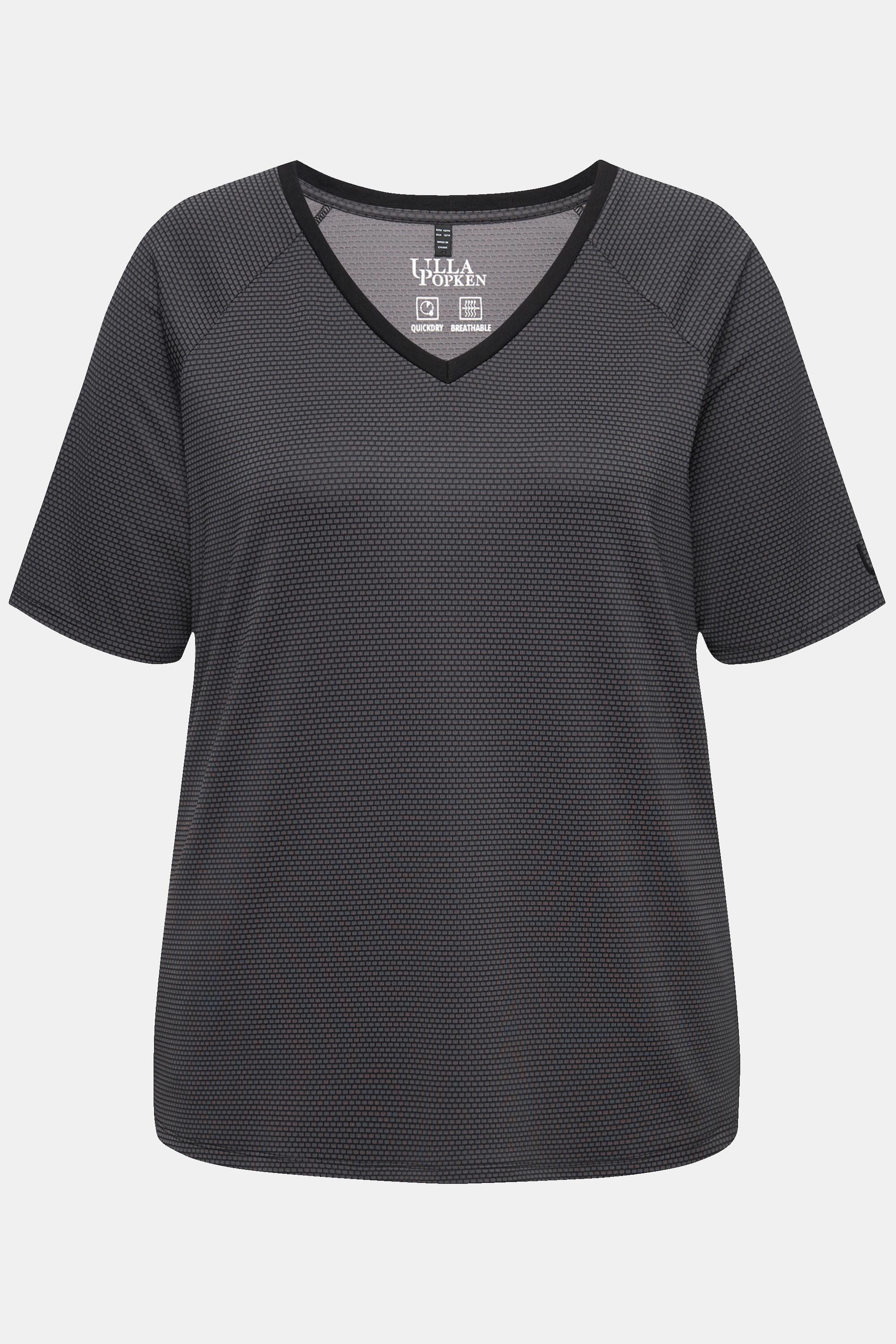 Femme T-shirt de sport séchage rapide col en V et manches courtes 5/5