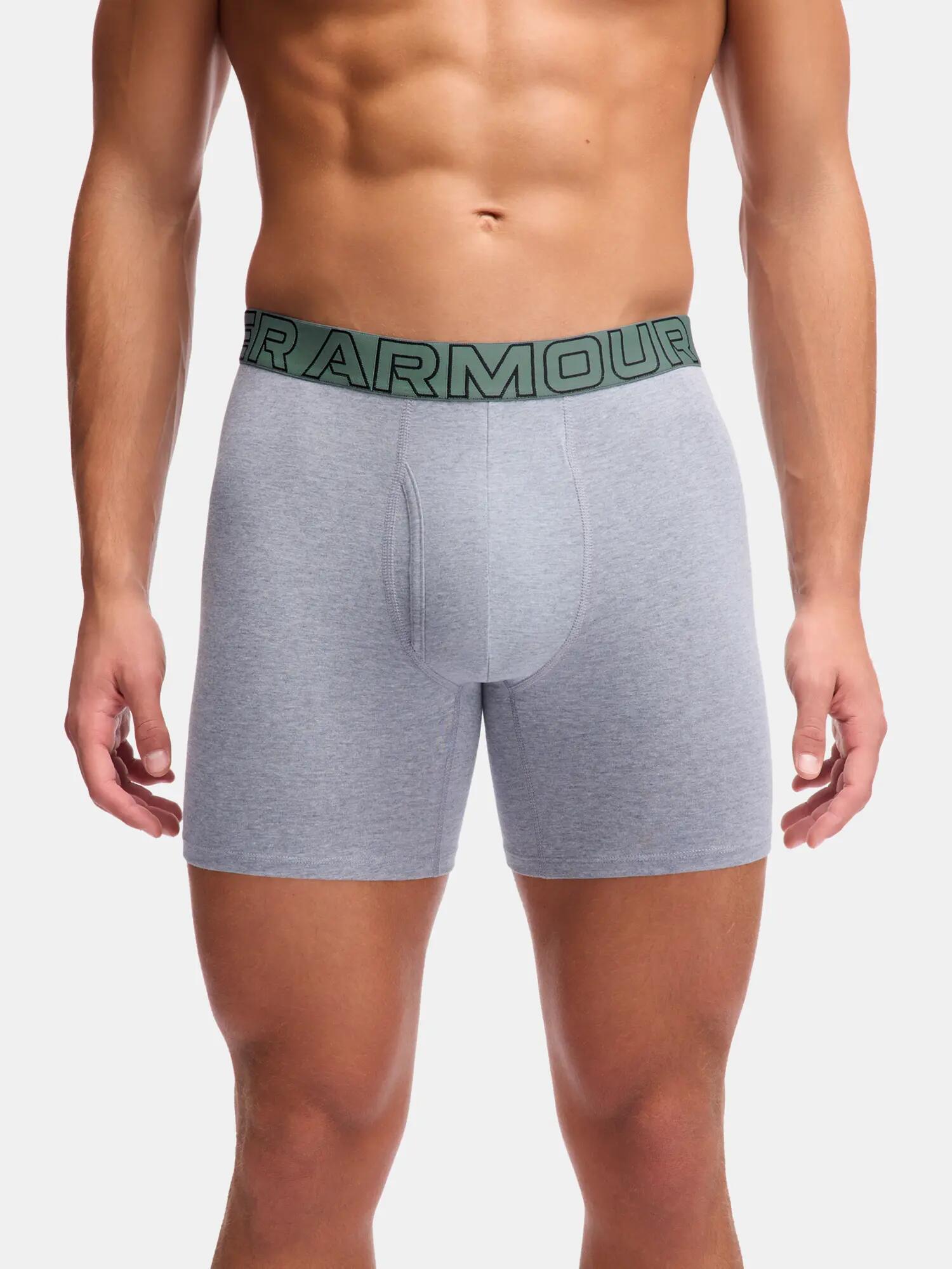 Férfi Under Armour M UA Perf Cotton 6in boxeralsó (3db) 2/3