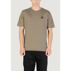 t-shirt crop top S-BADGE SS 1 HOMME vert