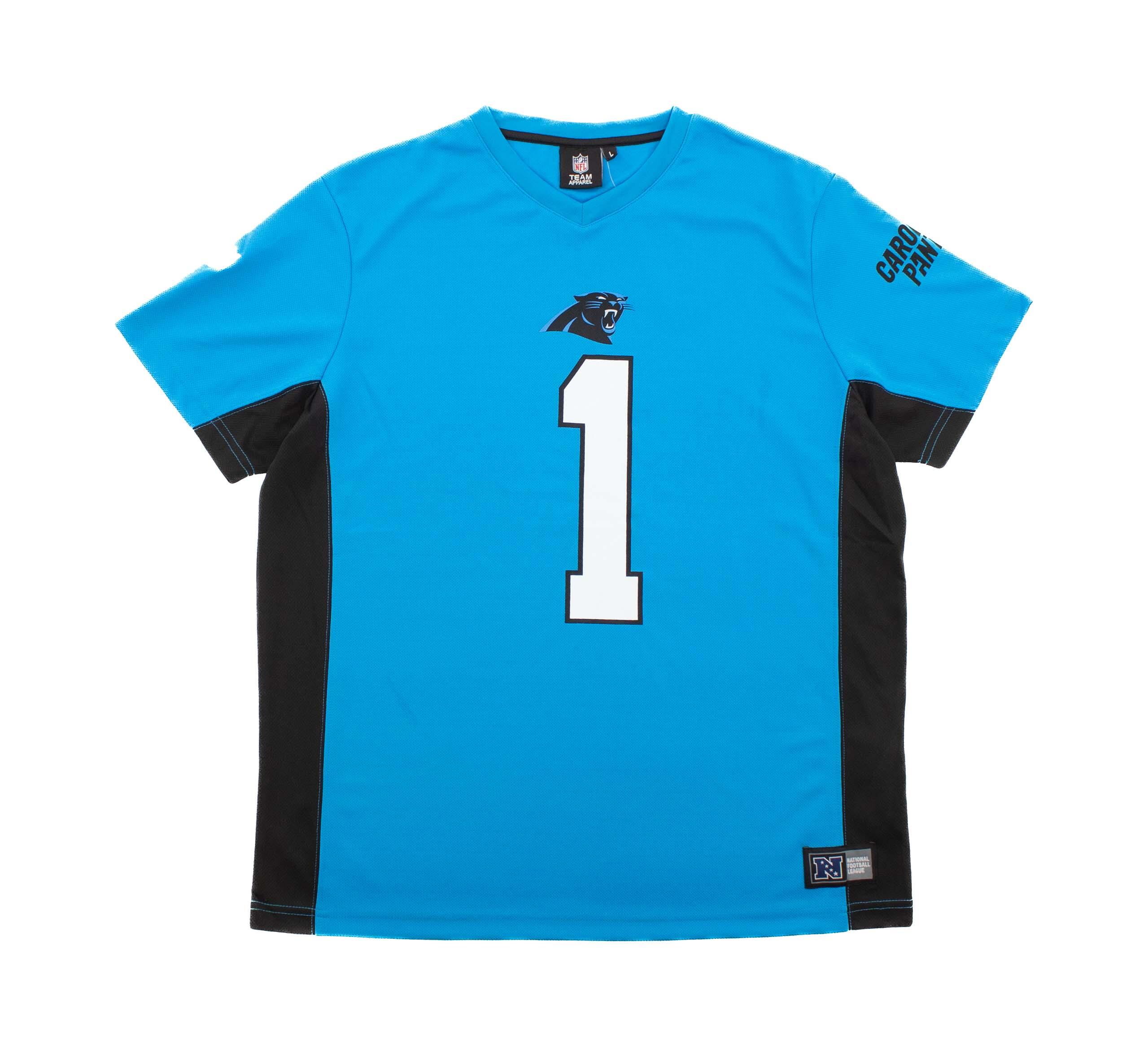 Shirt NFL Carolina Panthers Cam Newton in Blau 3/4