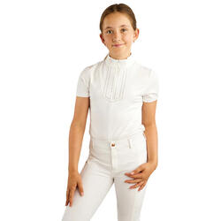 Polo de concours fille Montar MoViolet Rosegold crystals