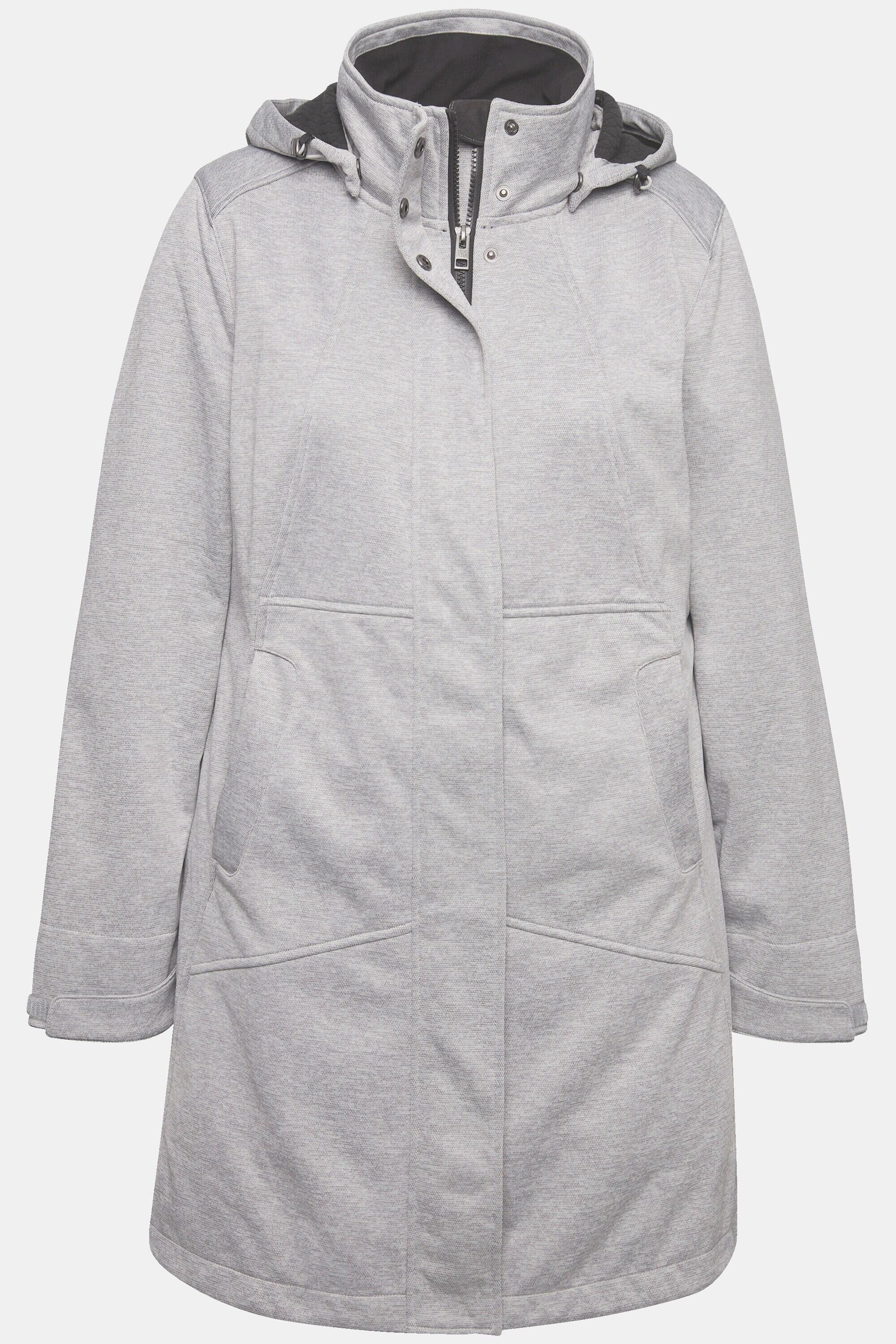 Damen HYPRAR Softshelljacke wasserabweisend 2-Wege-Reißverschluss Kapuze 11/11