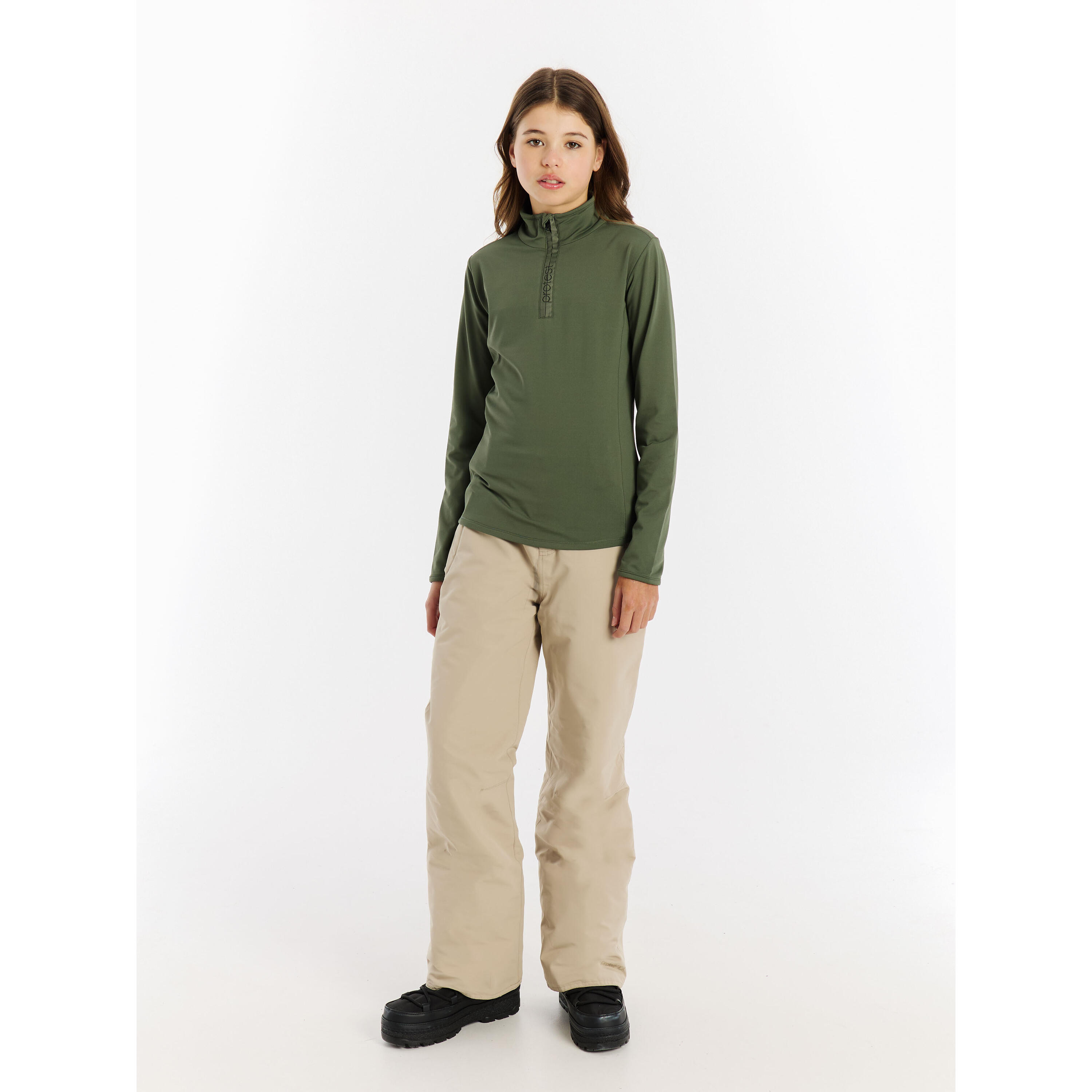 Girls' 1/4 zip undershirt Protest Refabrizoy 3/7