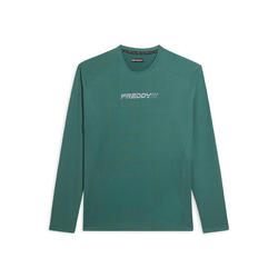 T-shirt de coupe ajustée à manches longues, coupe technique