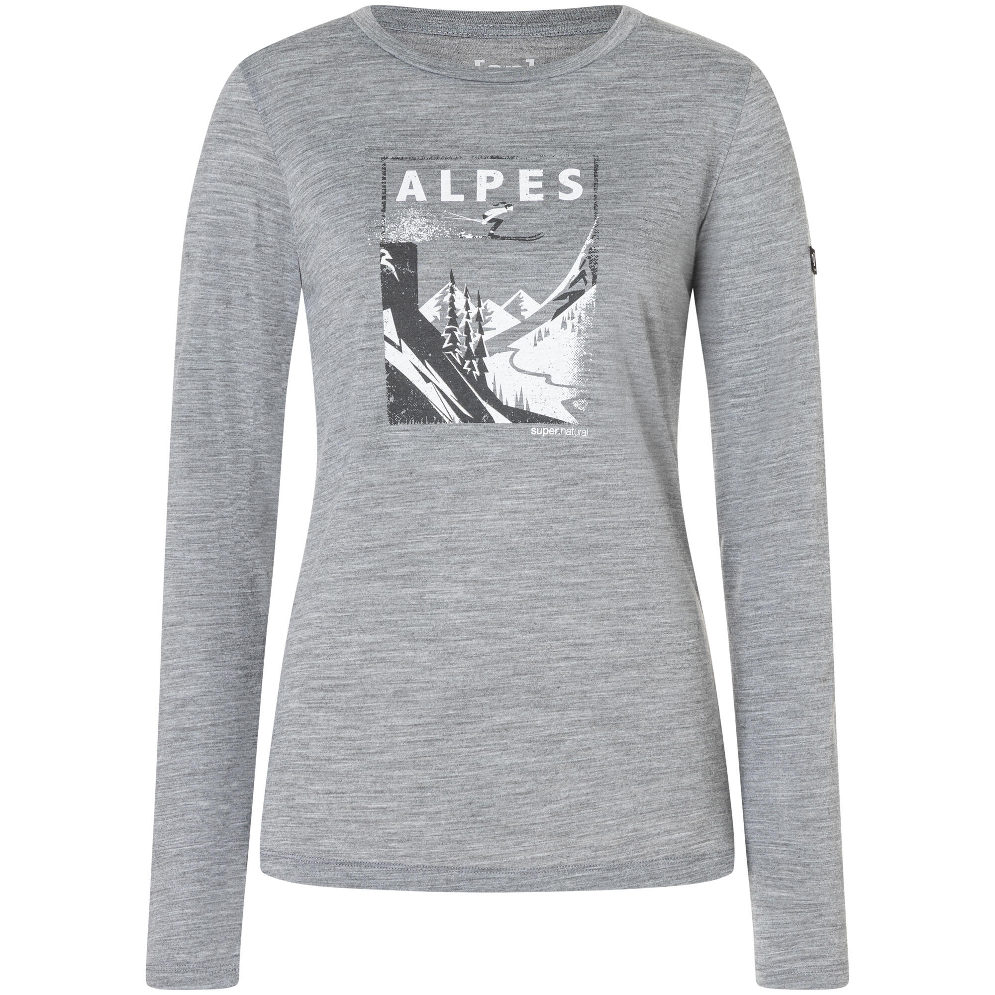 Longsleeve SUPER.NATURAL W ALPES LS 3/7