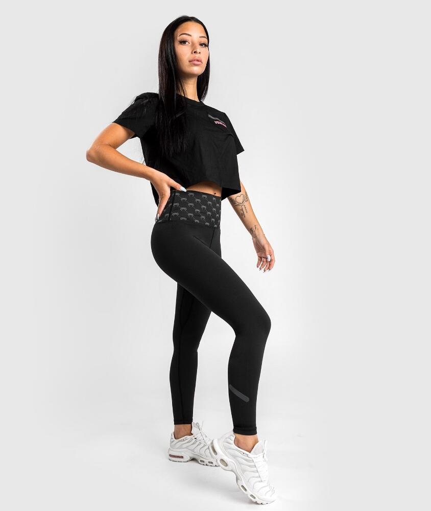 Venum Monogram 7/8 Leggings - Black/Pink Gold - L 3/7