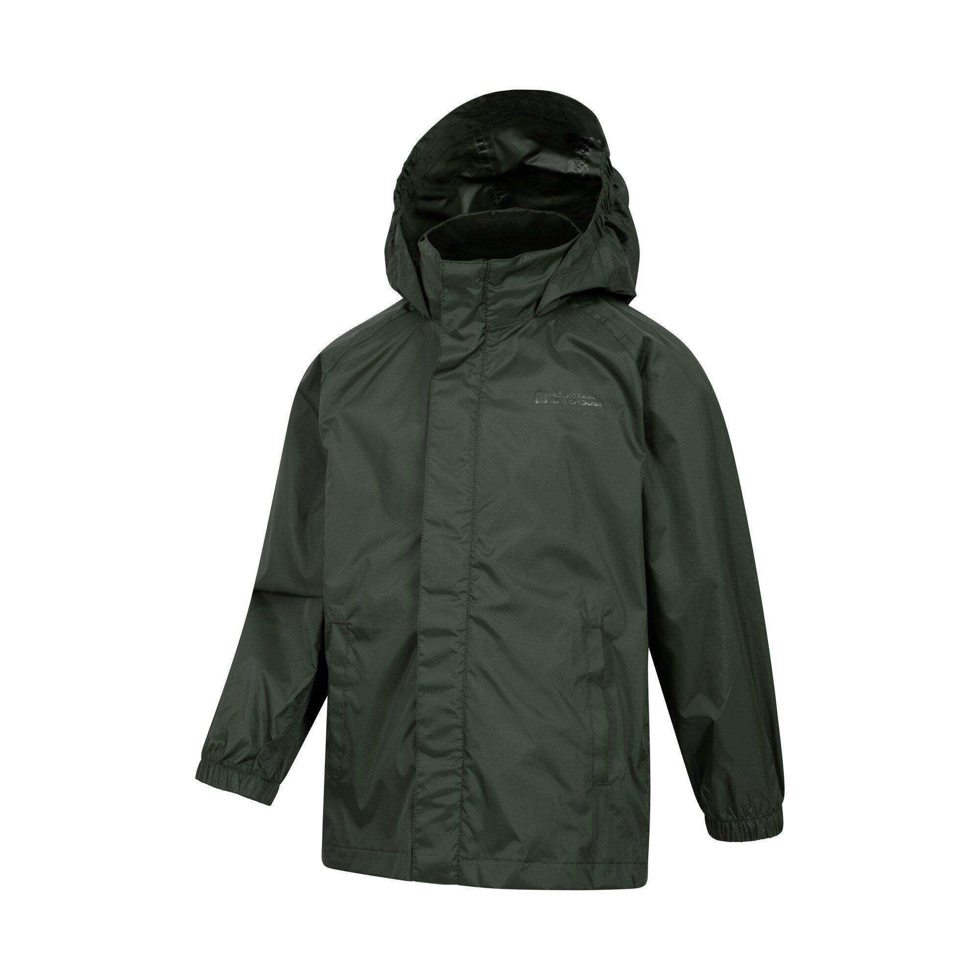 Mountain Warehouse Pakka Kinder Regenjacke - Wasserdicht und packbar 4/7