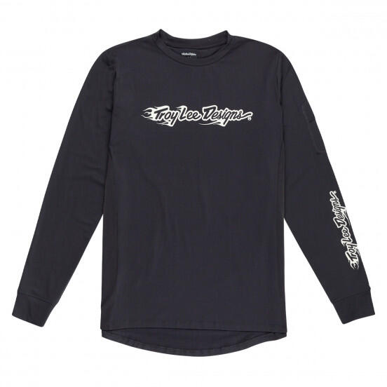 Jersey manches longues TROY LEE Ruckus Ride Burn Out Carbon 1/7
