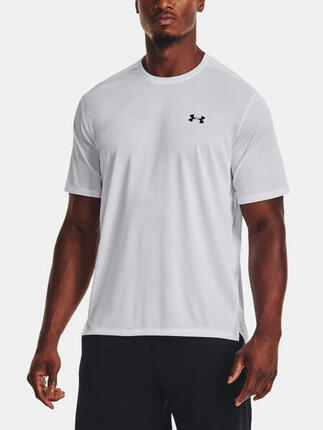 T-shirt d'entraînement homme Under Armour Tech Vent blanc lointain/noir