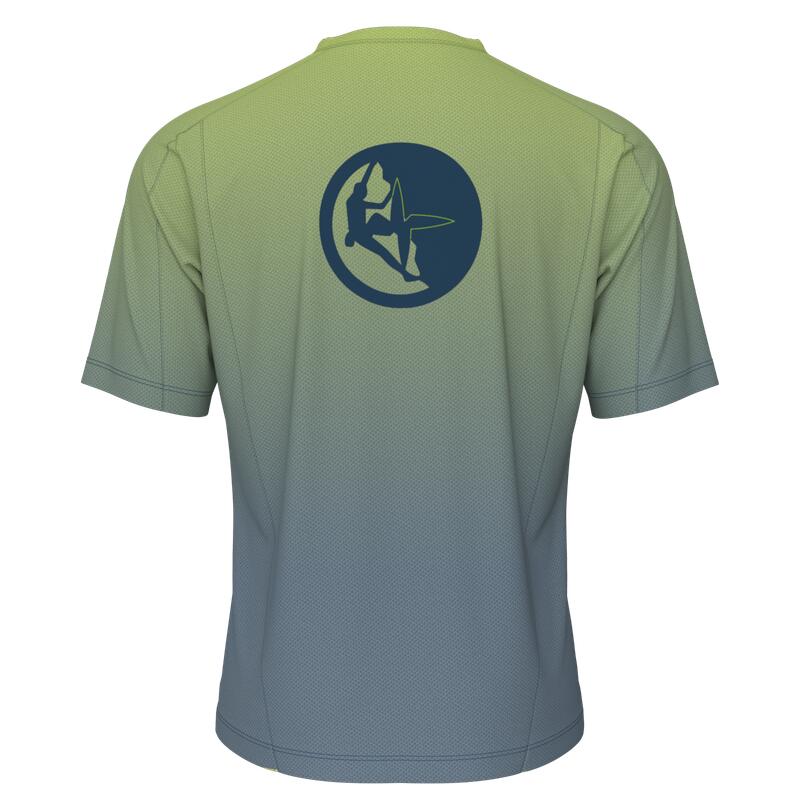 Great Escapes Dru man t-shirt llime green shadded 2/2