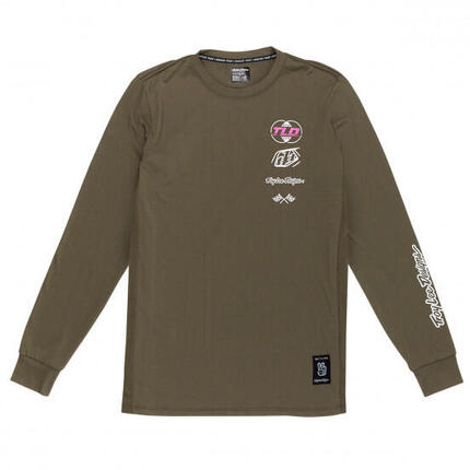 T-Shirt tech manches longues Enfant TROY LEE Worldwide Caper
