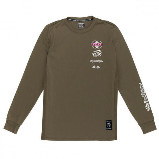 T-Shirt tech manches longues Enfant TROY LEE Worldwide Caper