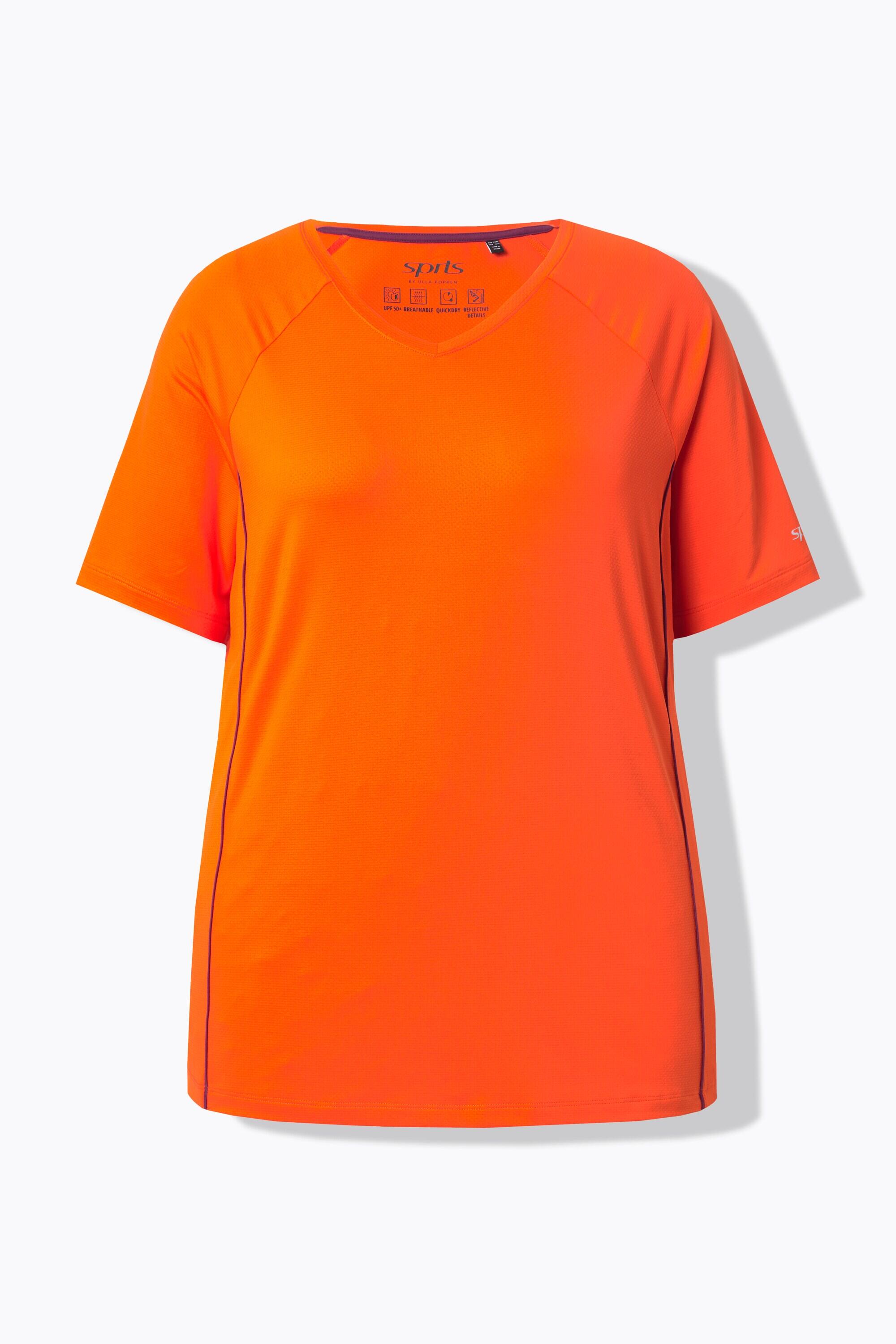 Femme T-shirt Col en V et manches courtes 6/6