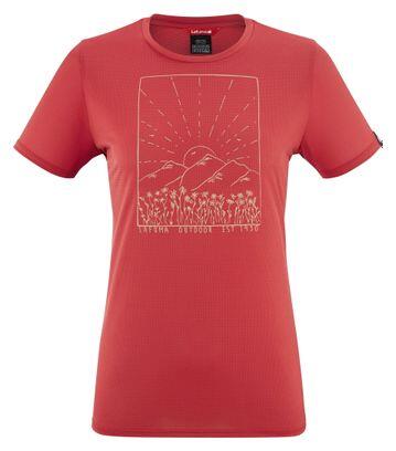 Lafuma Corporate Damen T-Shirt kurzarm - Rot, 100% Bio-Baumwolle