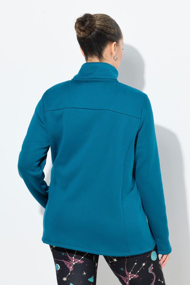 Damskie Bluza funkcyjna podszewka ze sztucznego futra stójka długi rękaw