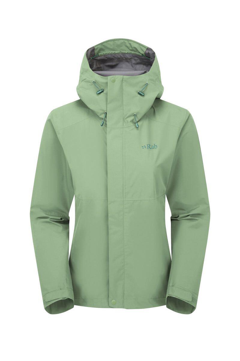 Kurtka przeciwdeszczowa damska Rab Women's Downpour Jacket z kapturem 2/2