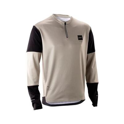 Leatt mtb-shirt endurance 3.0 met lange mouwen stone grey