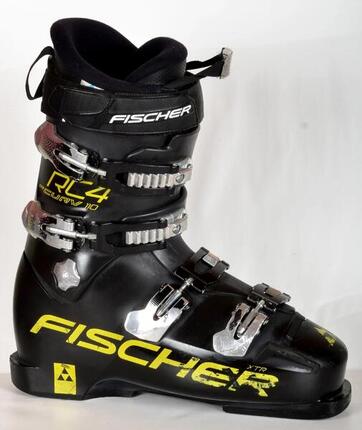 RECONDITIONNE - Chaussures de ski Fischer RC4 CURV 110 black / yellow - BON