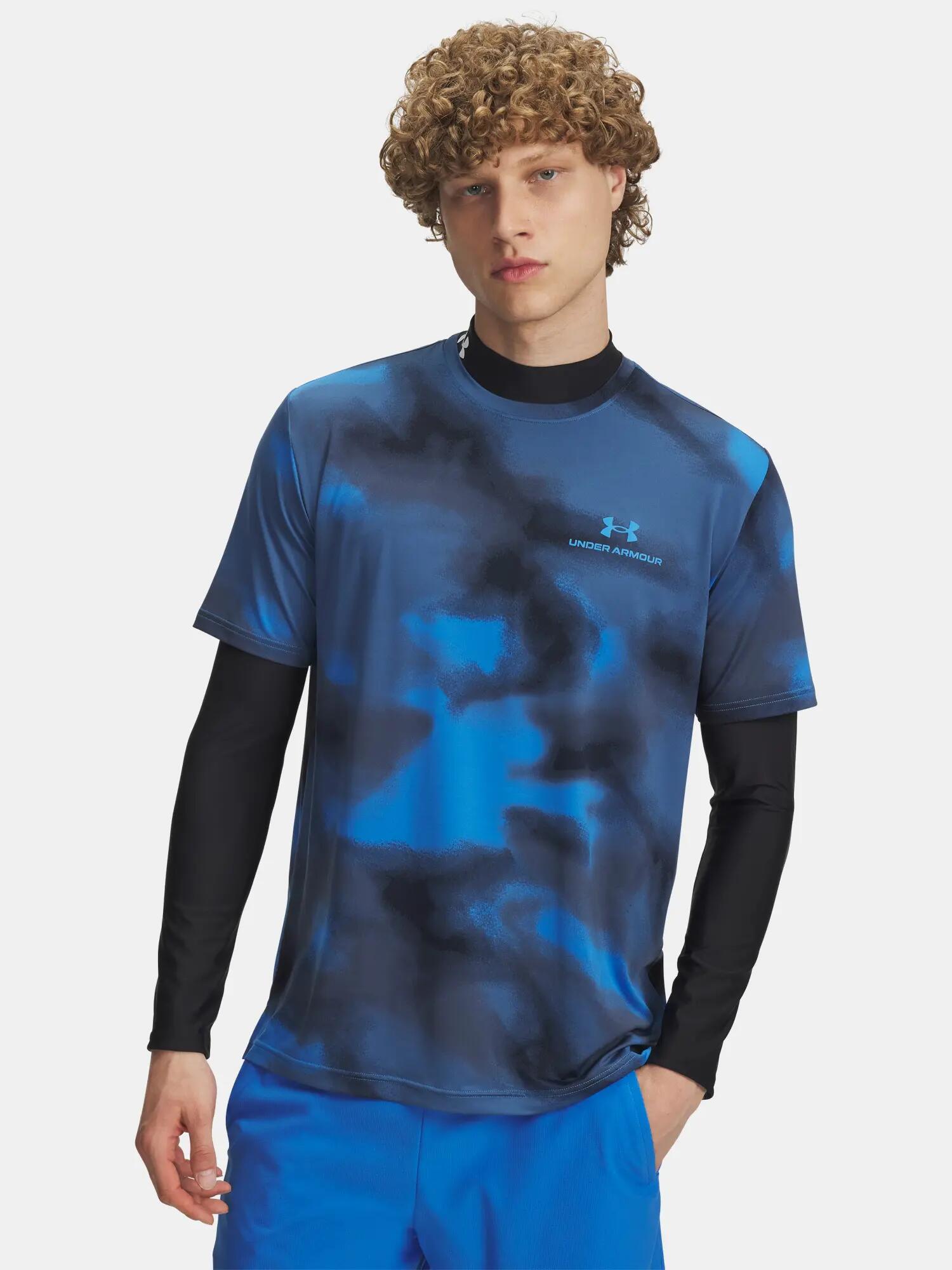 Férfi póló Under Armour Vanish Energy Printed SS-BLU 1/3
