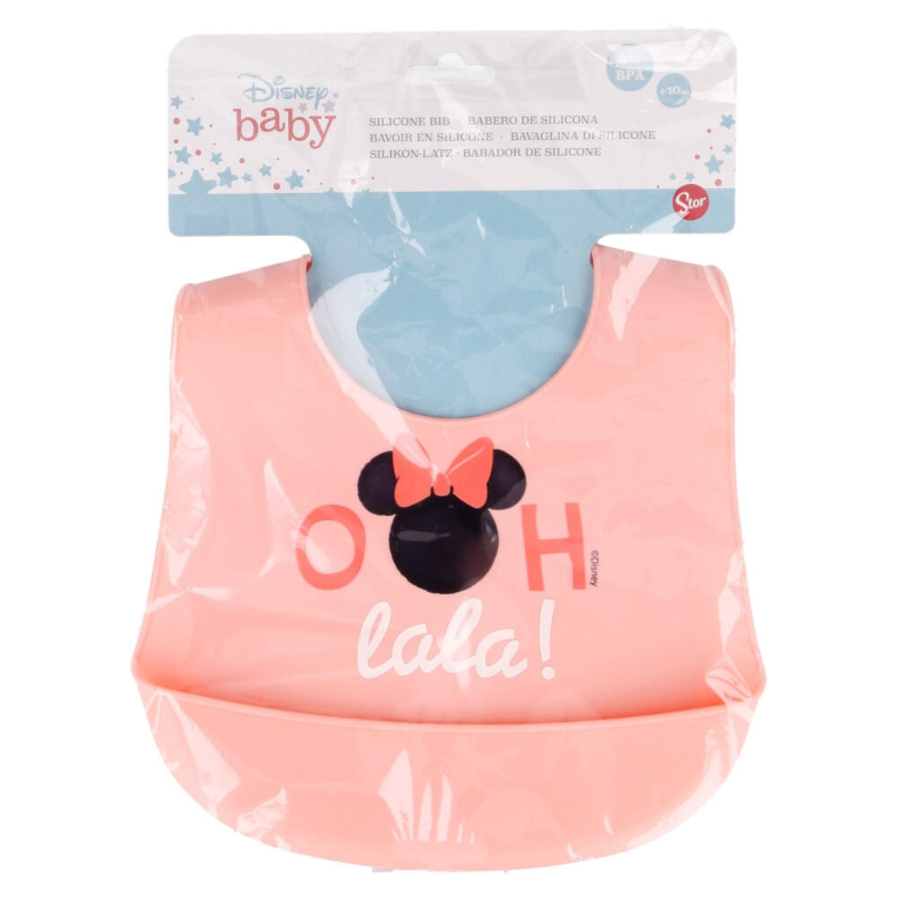 Babero Minnie Mouse Silicona 2/3
